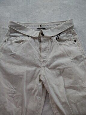 JEAN ATELIER White sand High-Waist Jeans
